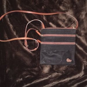 Dooney & Bourke triple zip crossbody bag